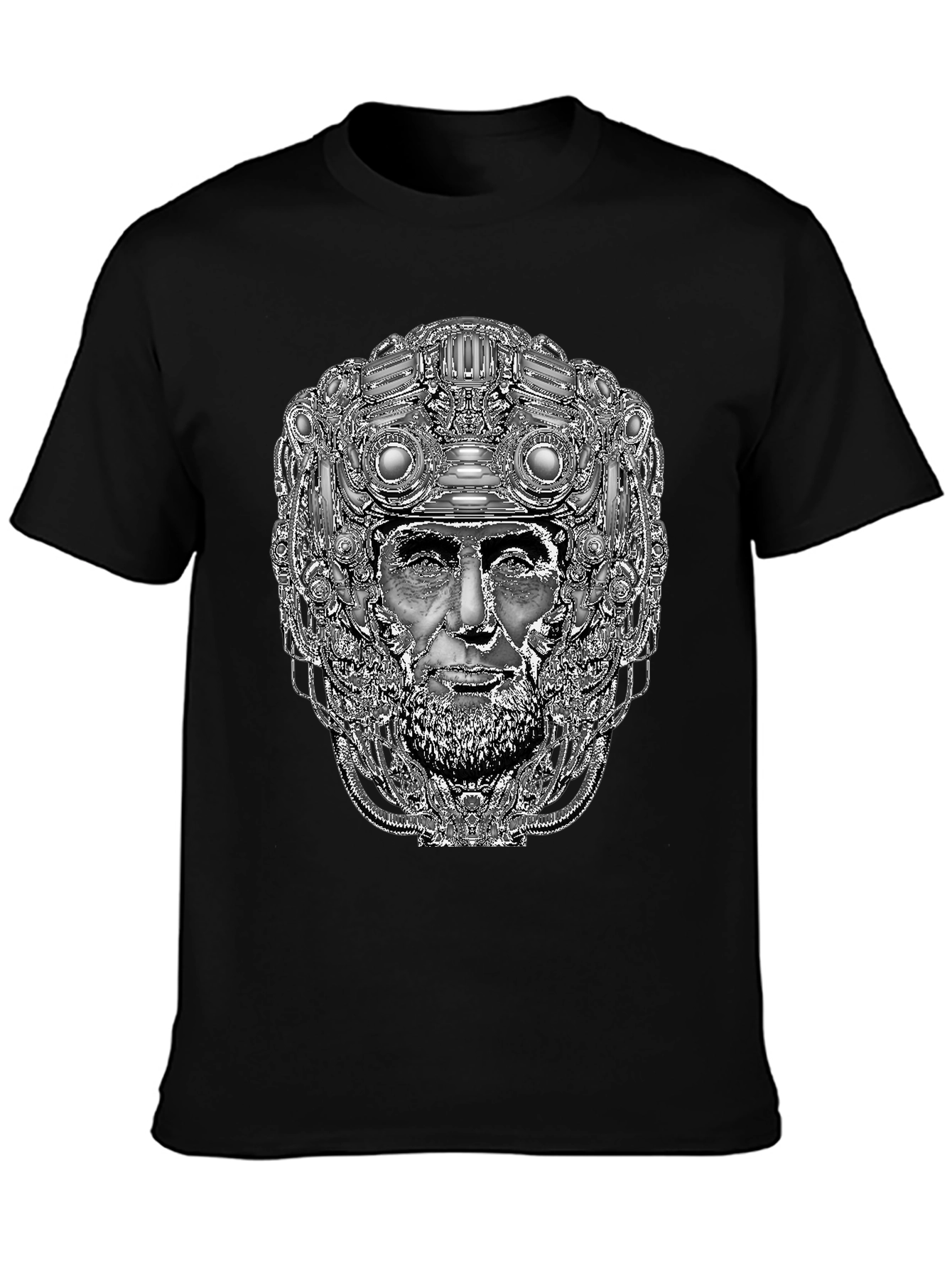 Cyberpunk Lincoln T-Shirt - Unique Graphic Tee