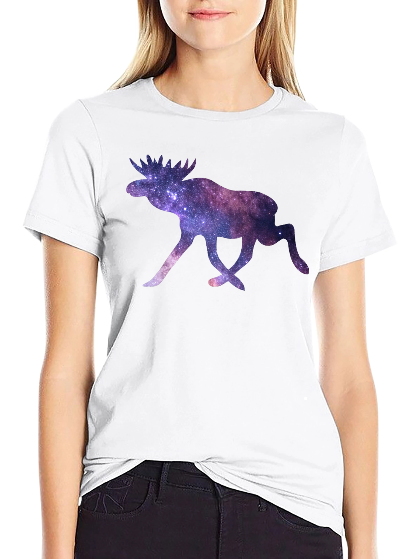 Cosmic Moose Black T-Shirt
