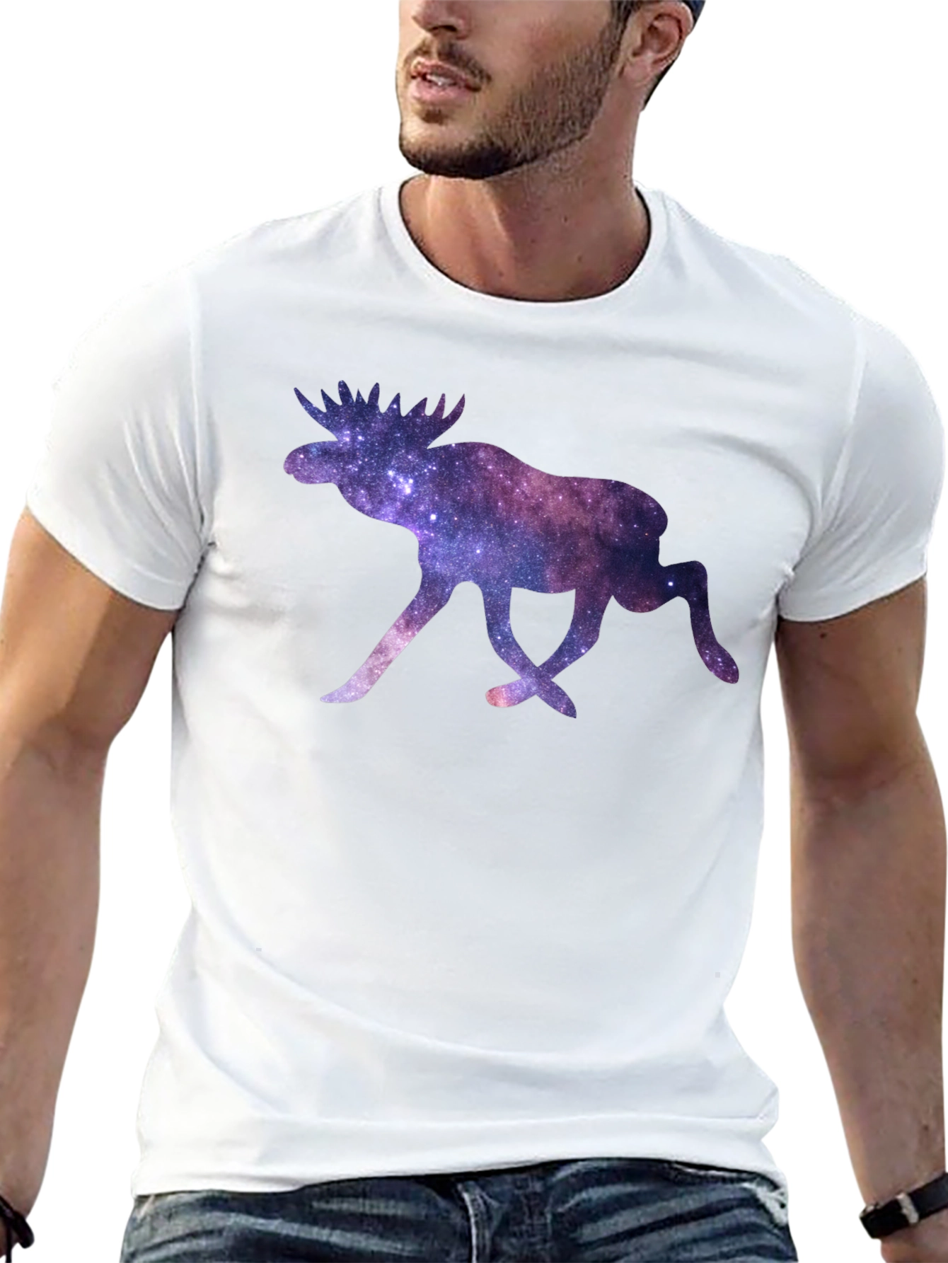 Cosmic Moose Black T-Shirt