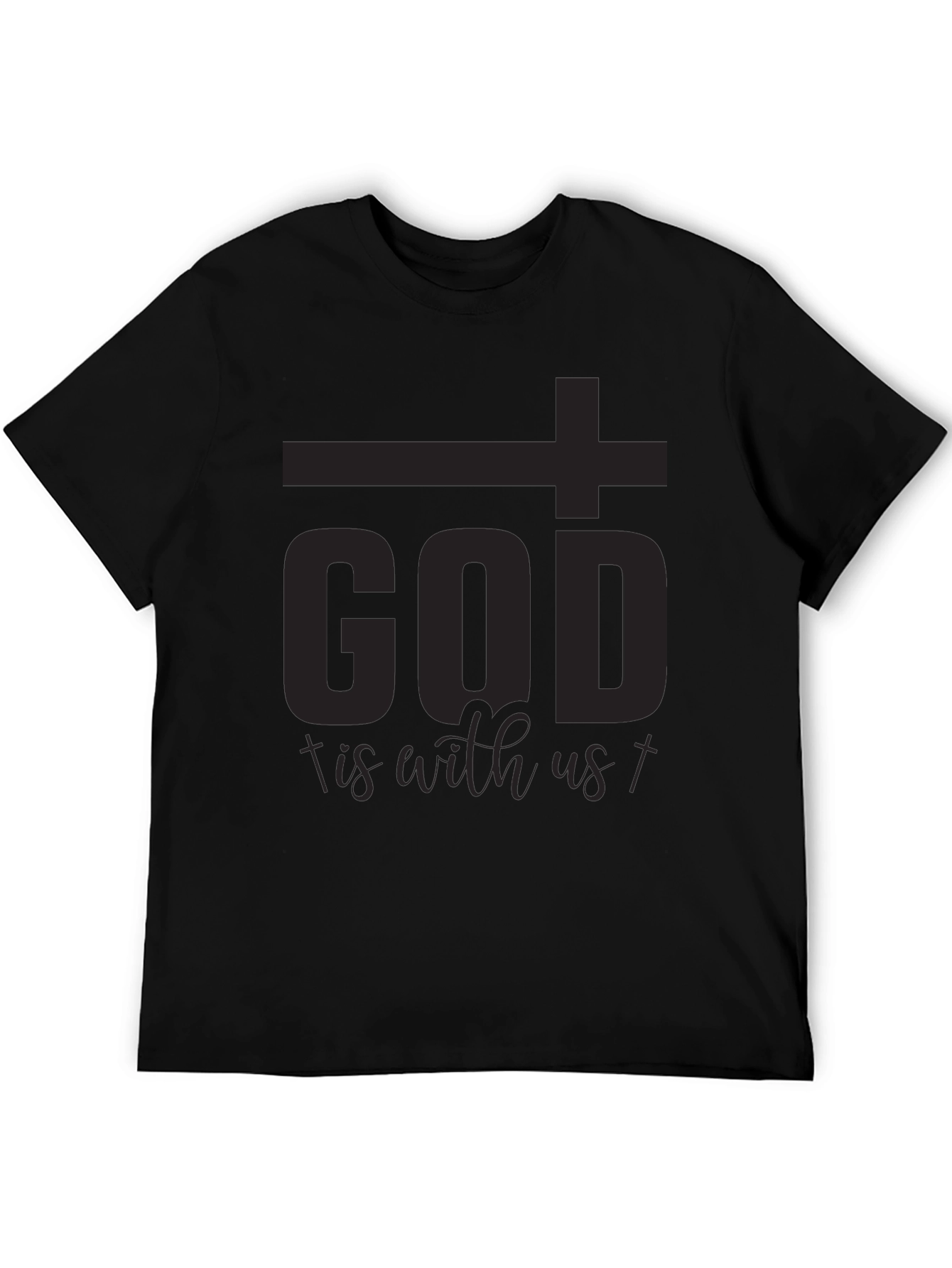 God is With Us T-Shirt - Christian Faith Tee