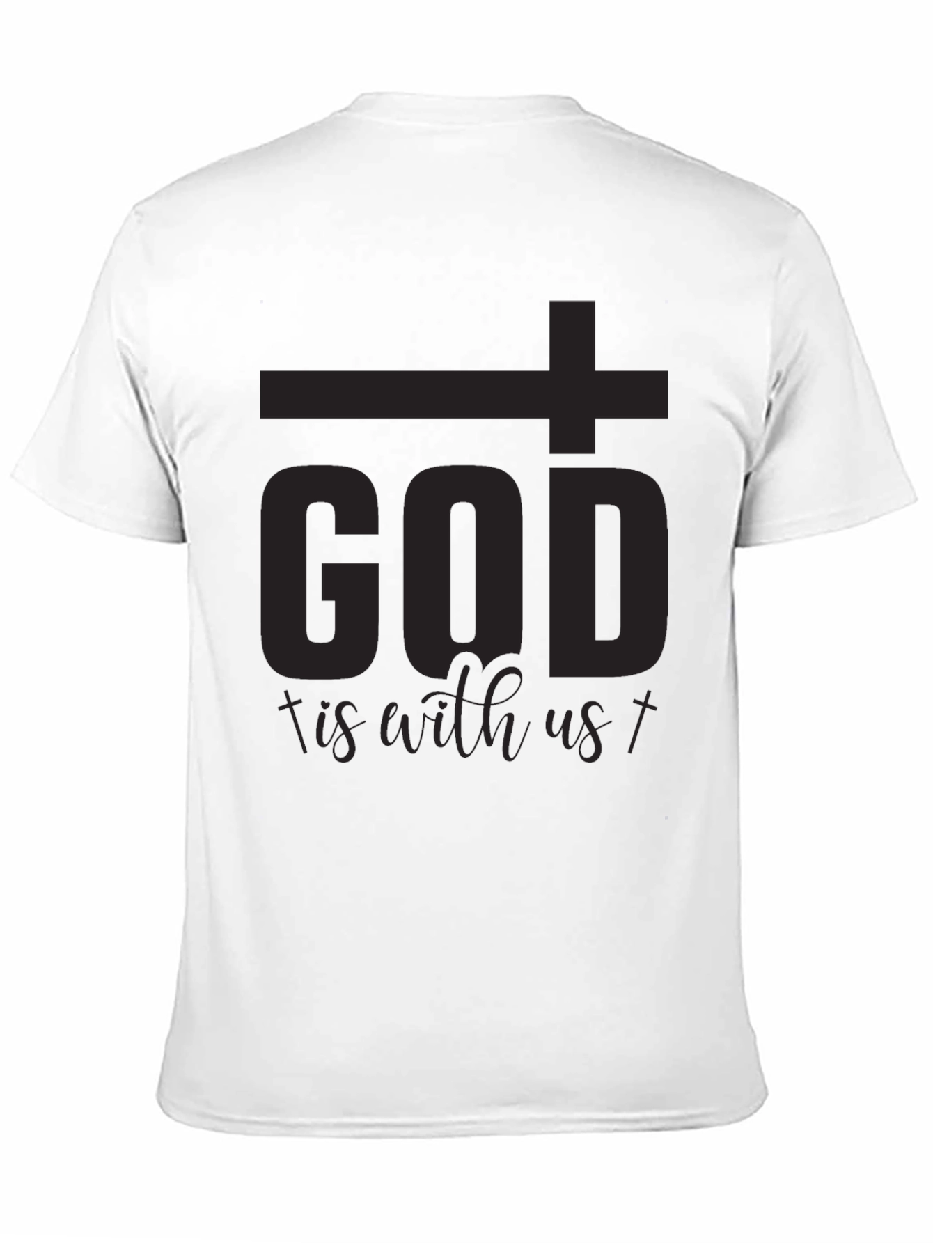 God is With Us T-Shirt - Christian Faith Tee