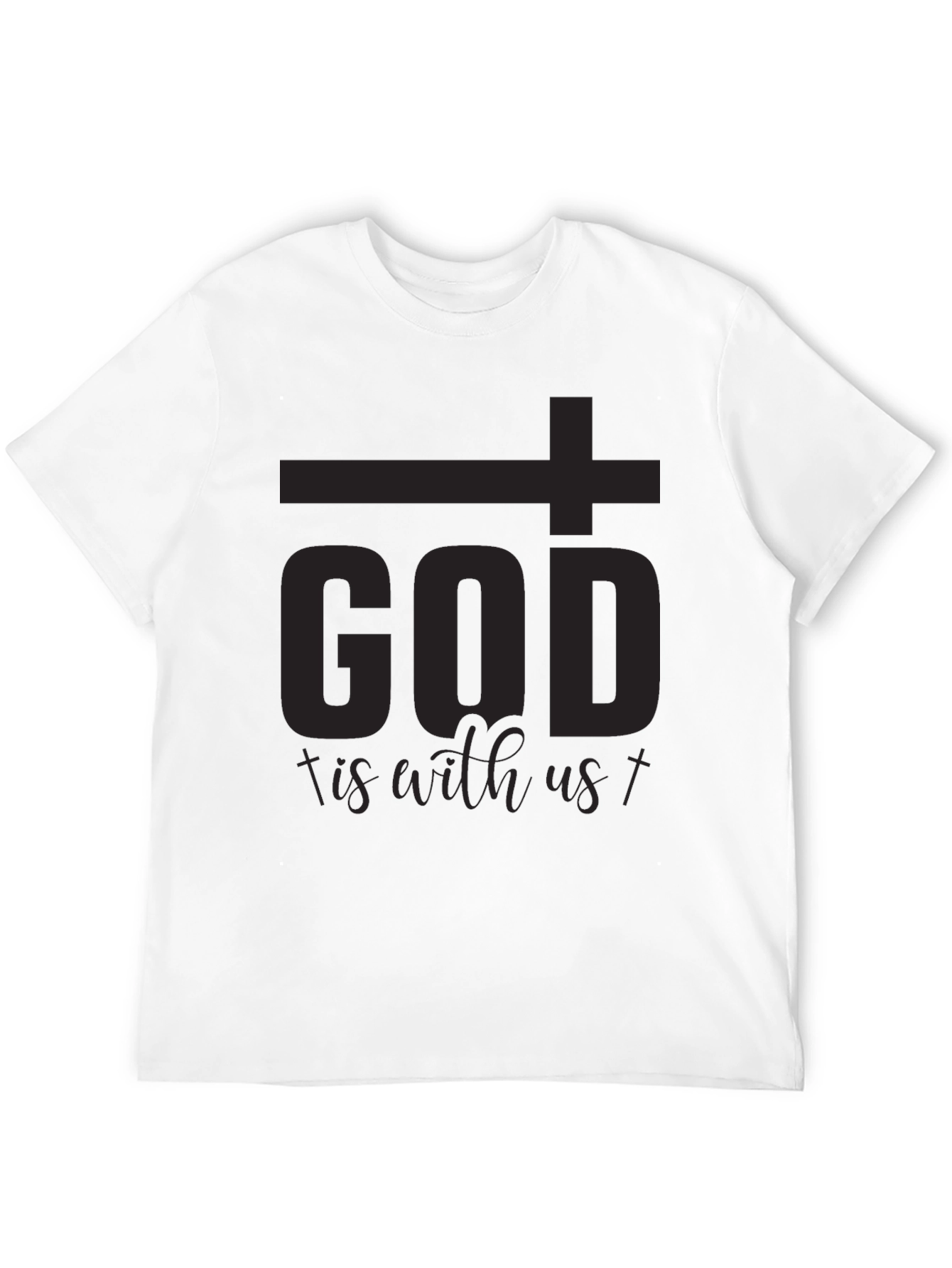 God is With Us T-Shirt - Christian Faith Tee
