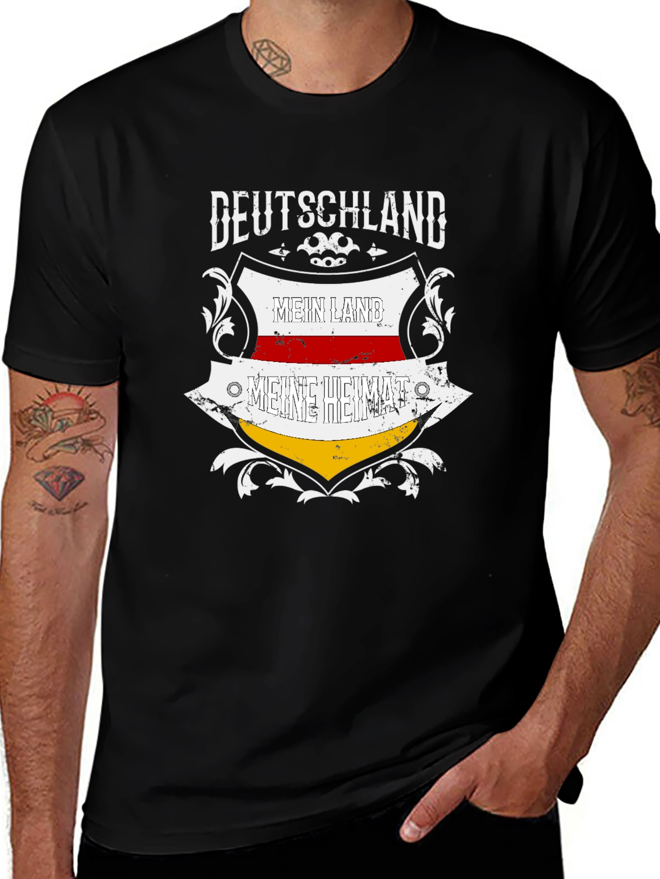 Deutschland Flag Graphic T-Shirt - German Pride
