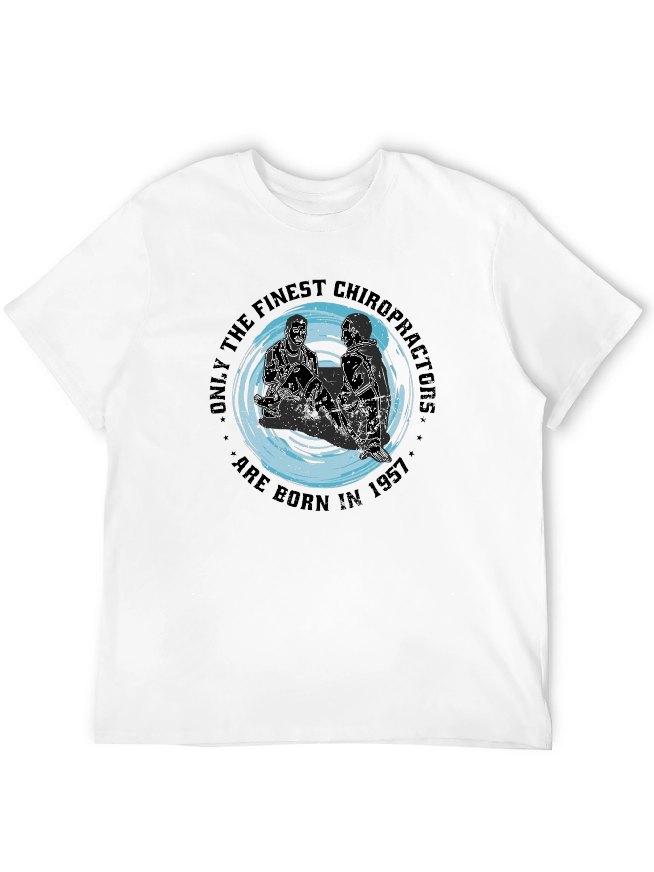 Finest Chiropractors 1957 Black Graphic Tee