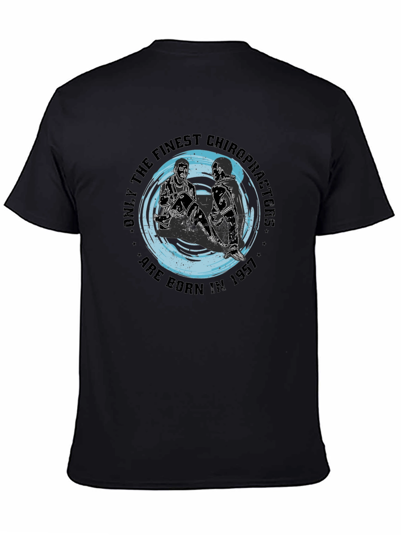 Finest Chiropractors 1957 Black Graphic Tee