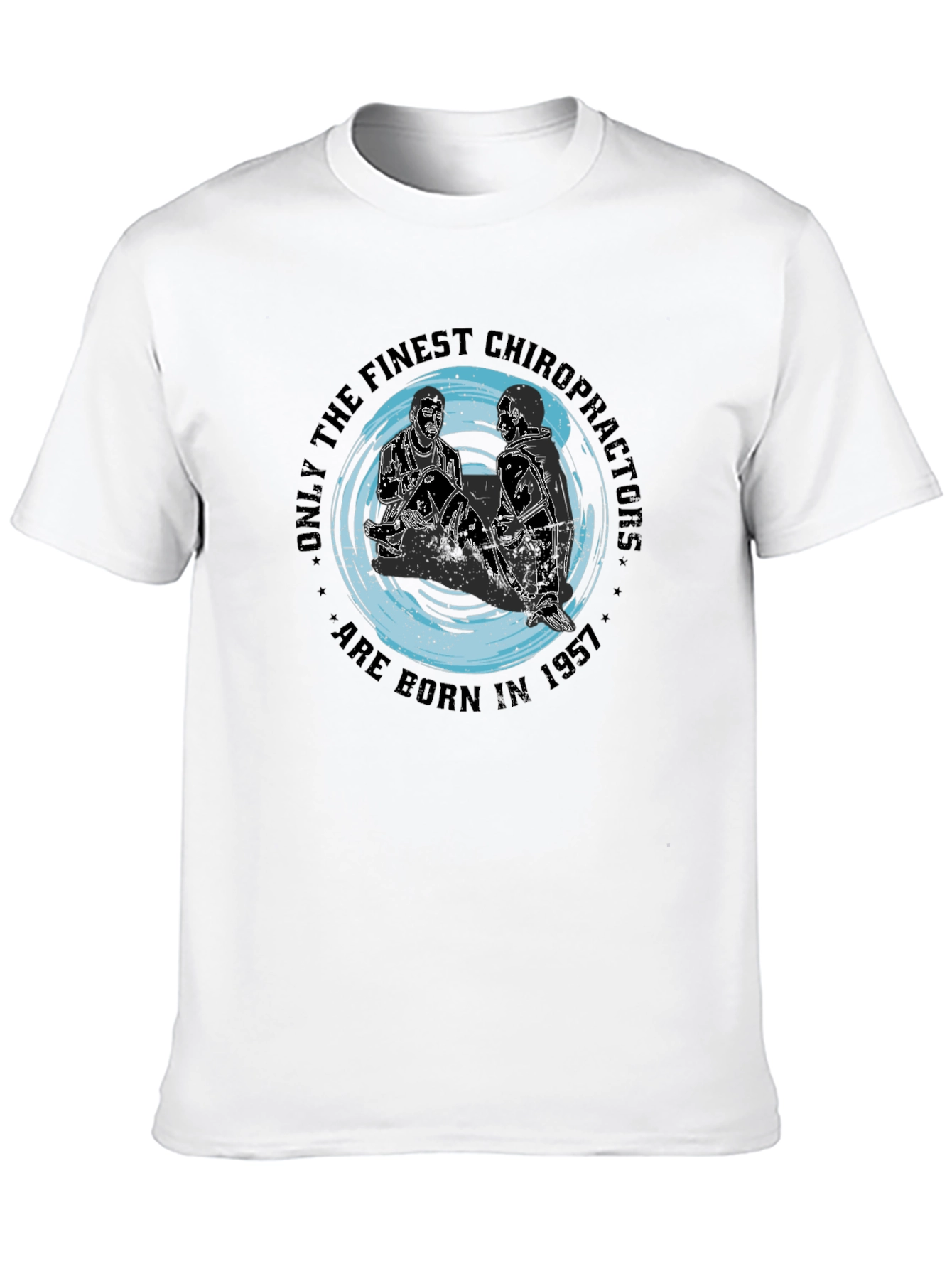 Finest Chiropractors 1957 Black Graphic Tee
