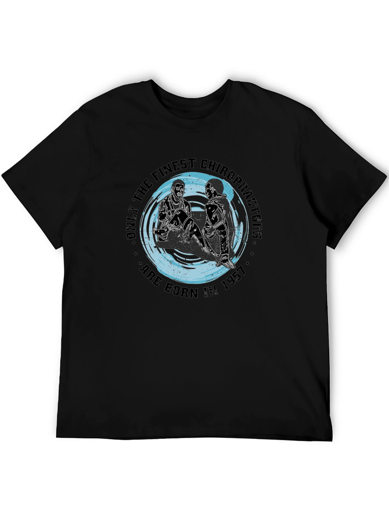 Finest Chiropractors 1957 Black Graphic Tee