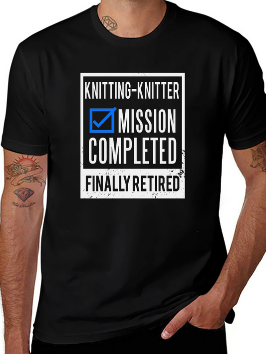 Knitting Knitter Mission Completed T-Shirt