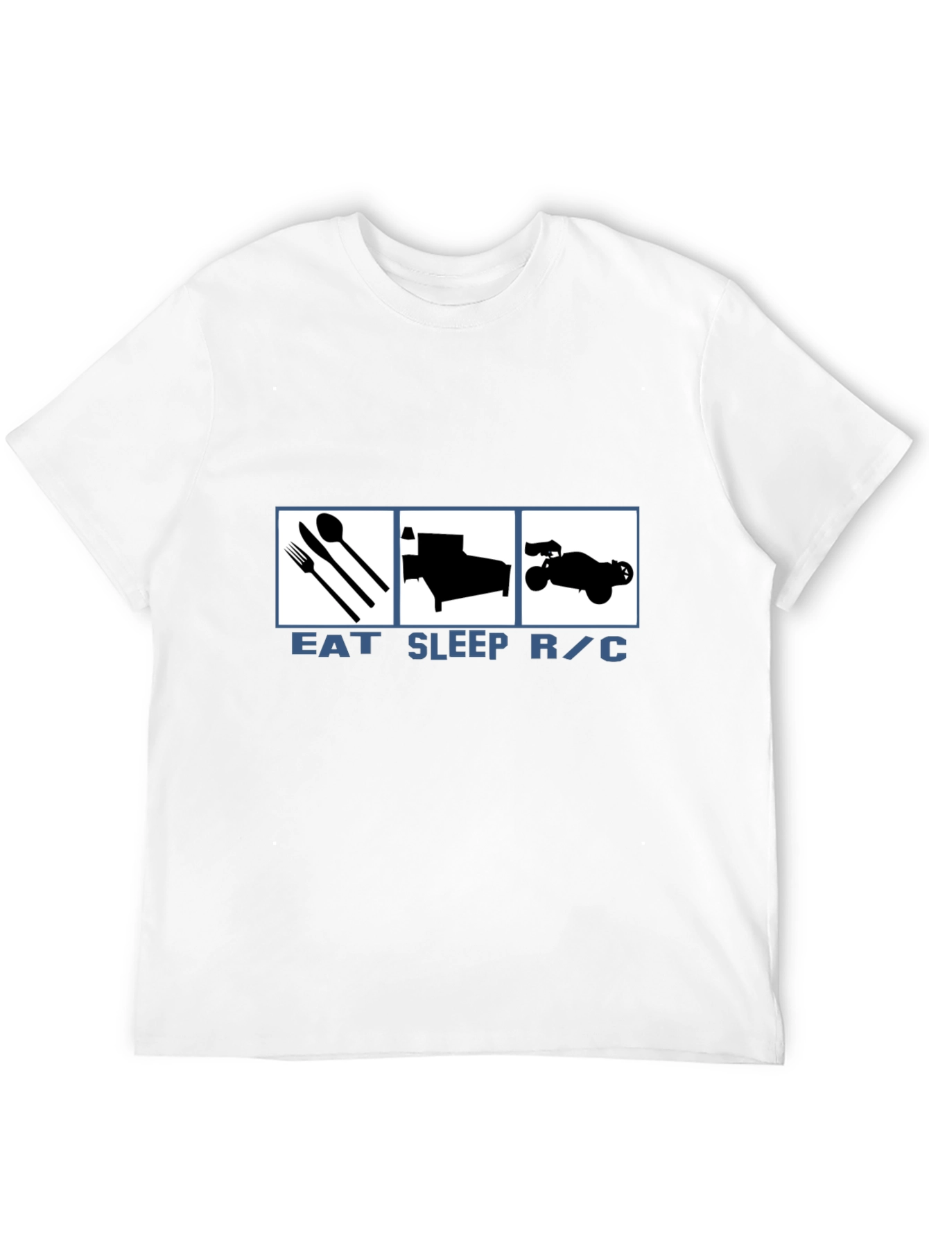 Eat Sleep R/C Black Graphic Tee