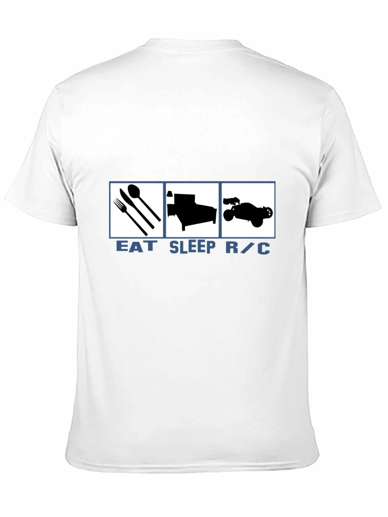 Eat Sleep R/C Black Graphic Tee