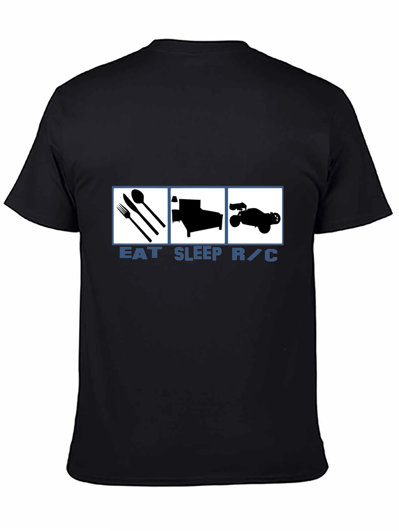 Eat Sleep R/C Black Graphic Tee