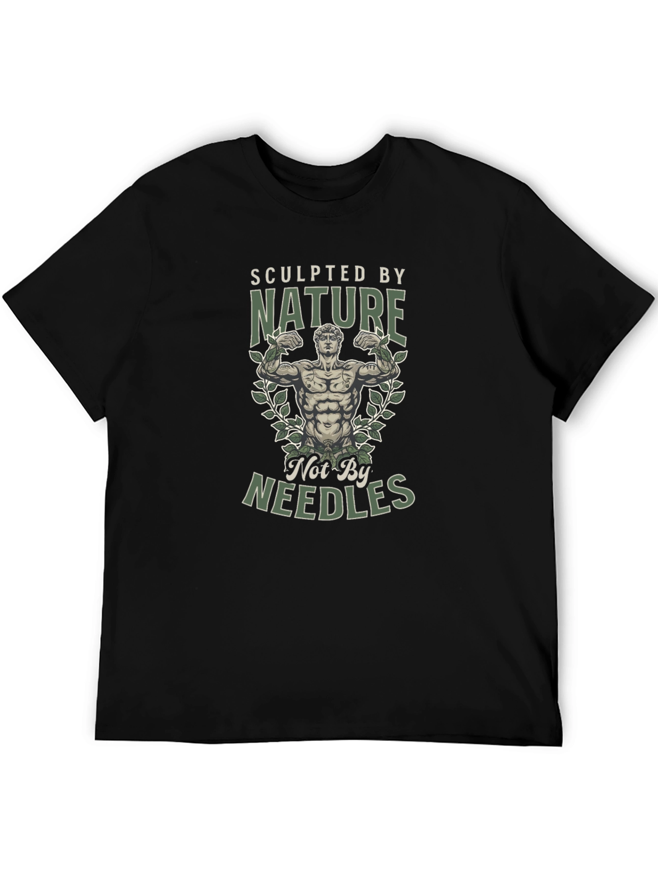Sculpted by Nature T-Shirt - Natural Bodybuilding Tee
