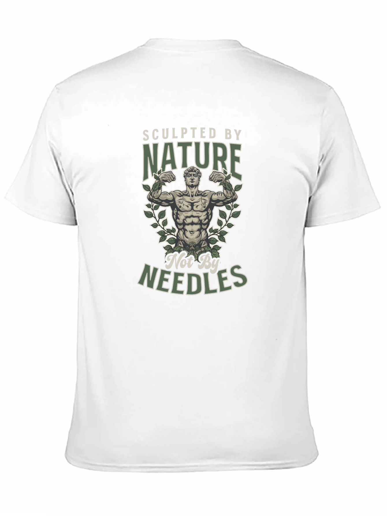 Sculpted by Nature T-Shirt - Natural Bodybuilding Tee