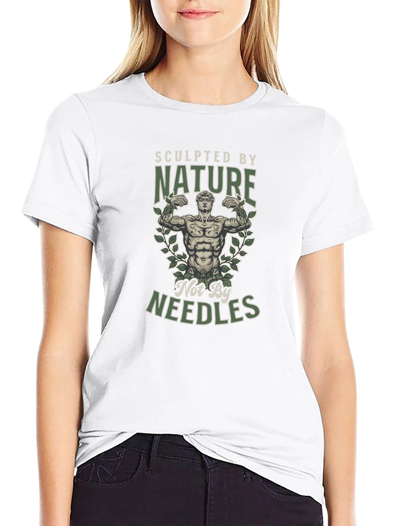 Sculpted by Nature T-Shirt - Natural Bodybuilding Tee