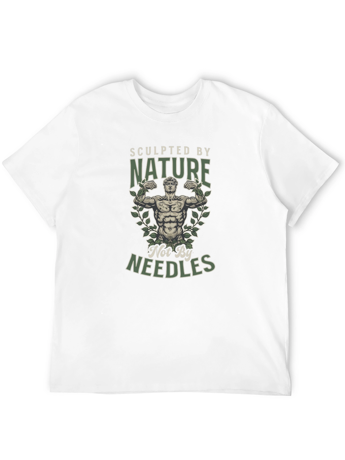 Sculpted by Nature T-Shirt - Natural Bodybuilding Tee