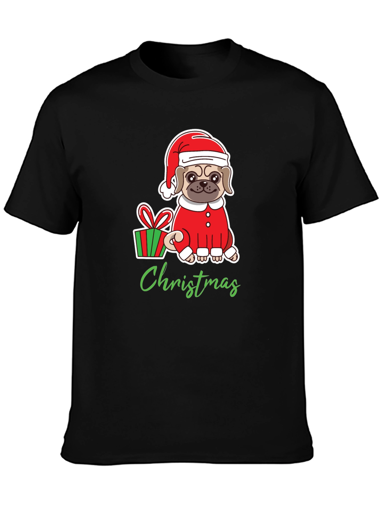 Christmas Pug T-Shirt