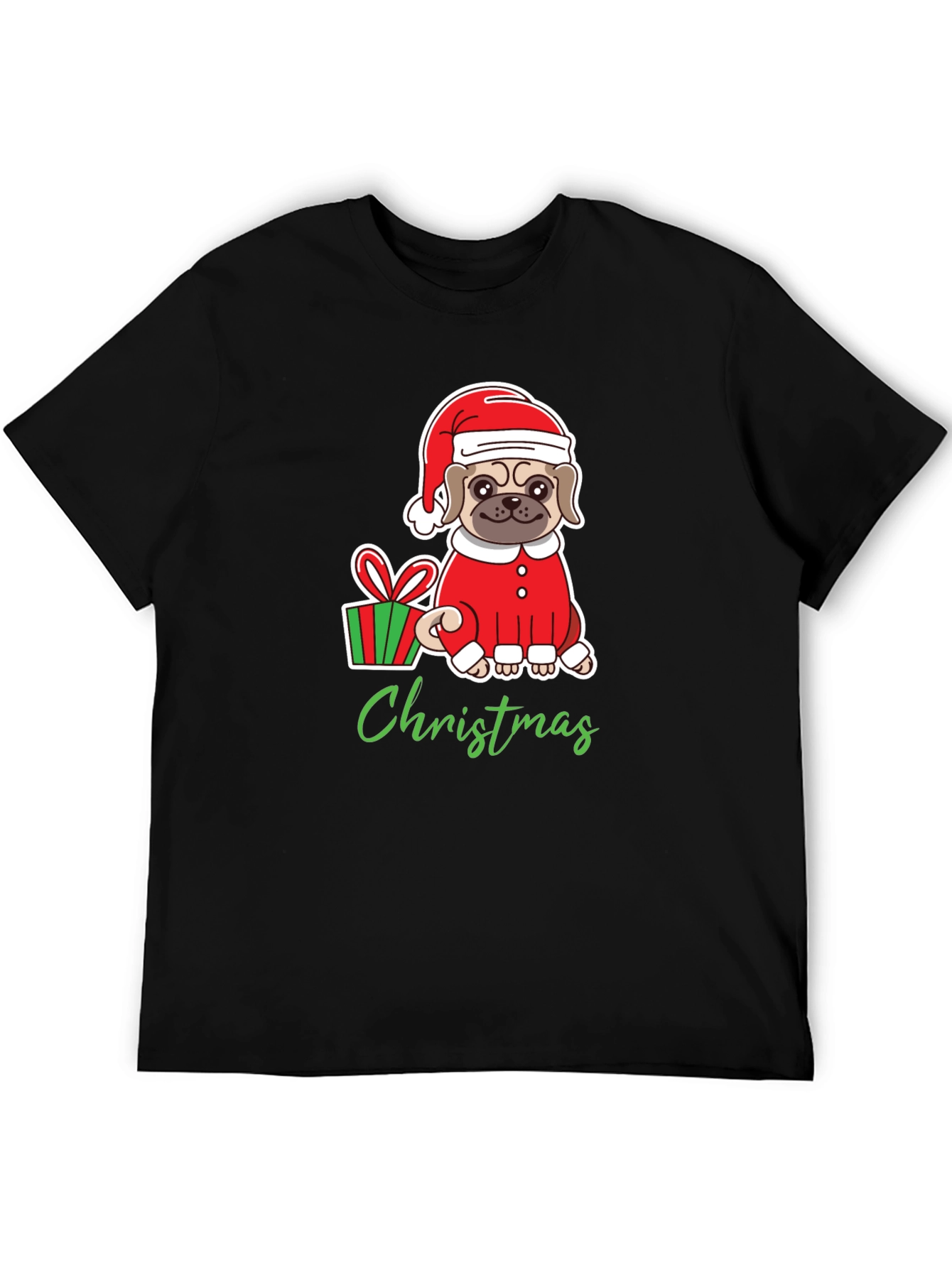 Christmas Pug T-Shirt