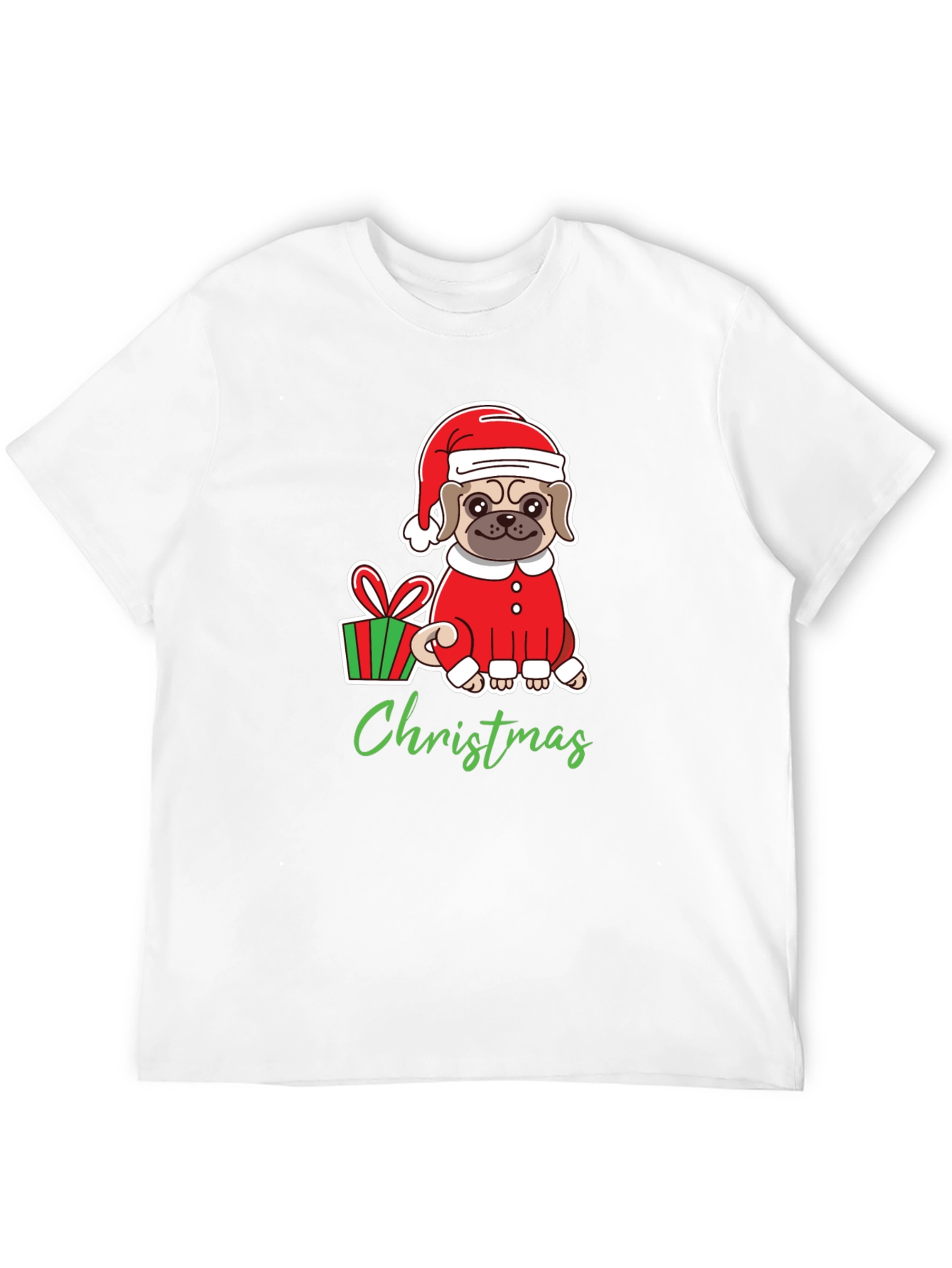 Christmas Pug T-Shirt