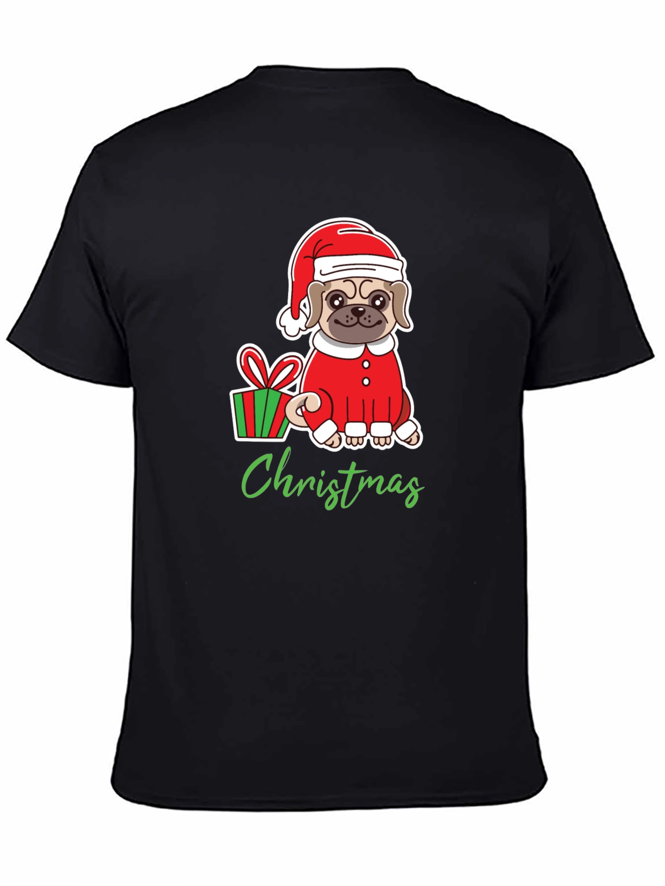 Christmas Pug T-Shirt