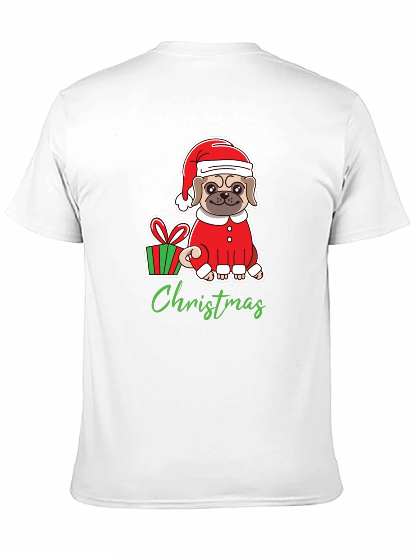 Christmas Pug T-Shirt