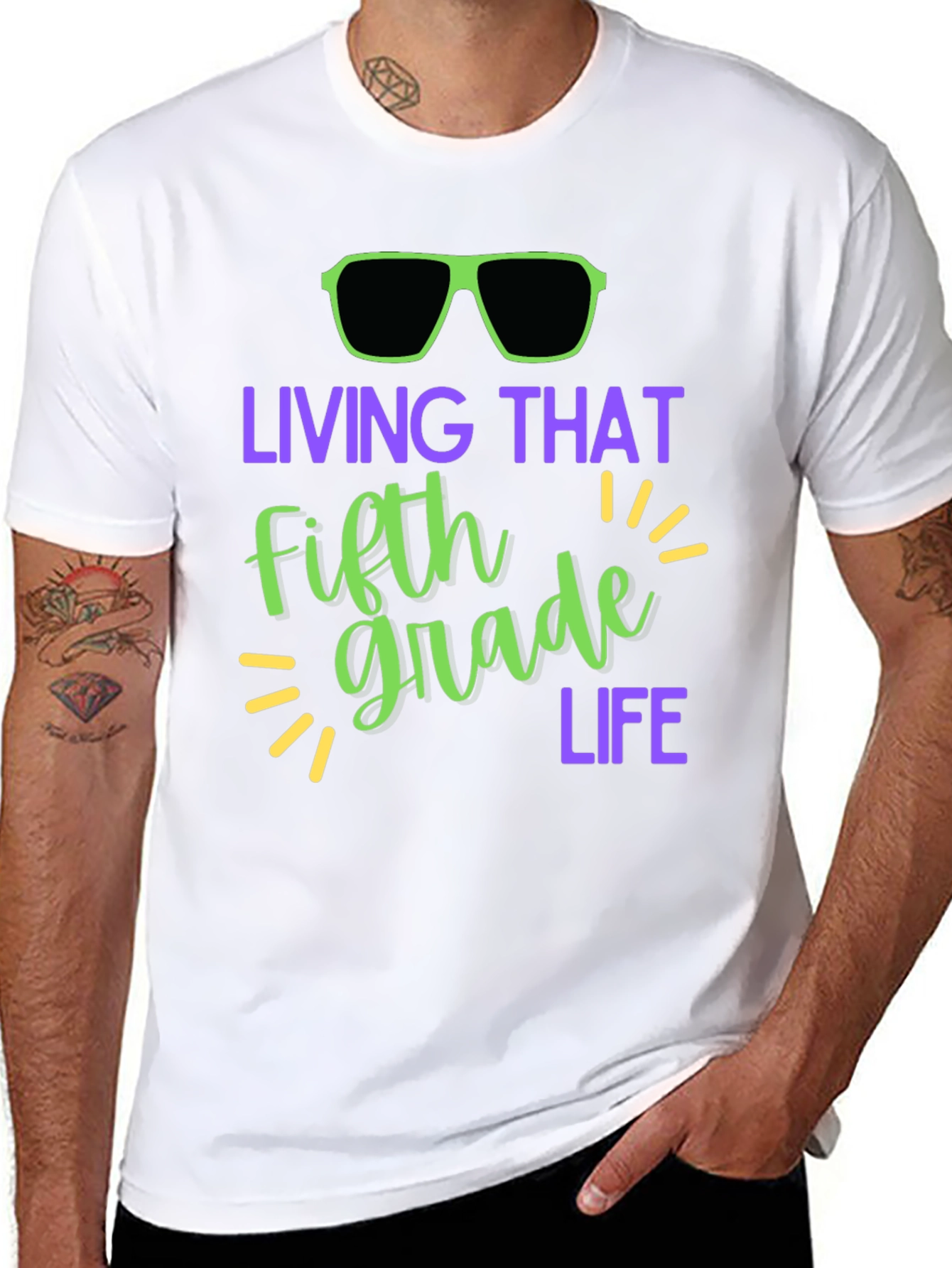 Living That Fifth Grade Life Graphic Tee