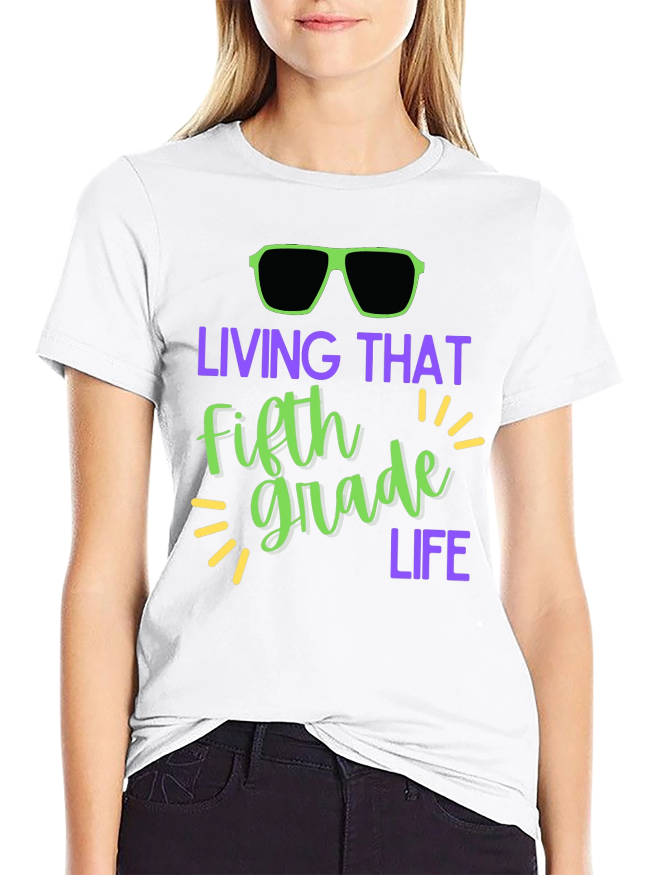 Living That Fifth Grade Life Graphic Tee