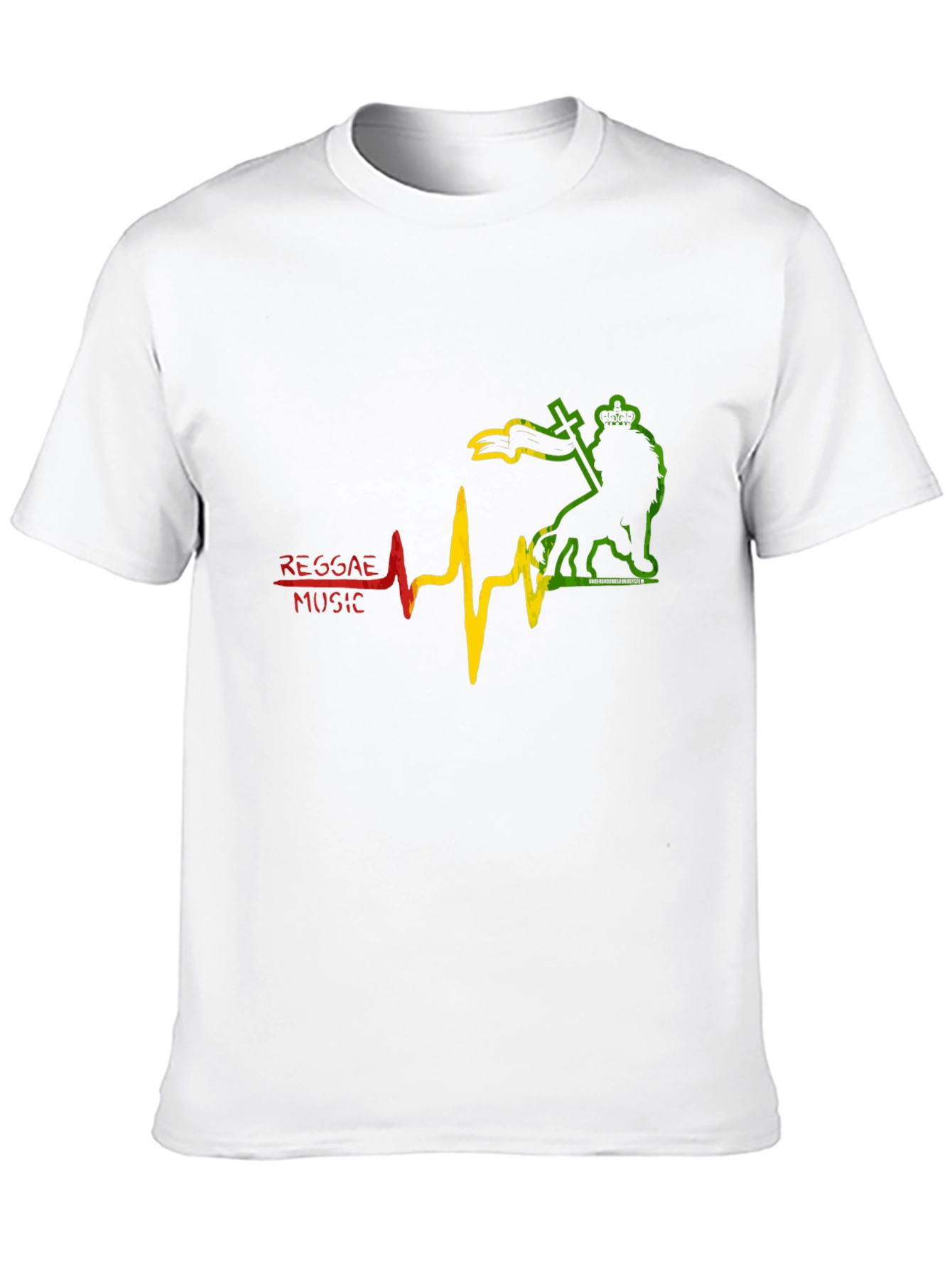 Reggae Music Lion Heartbeat T-Shirt