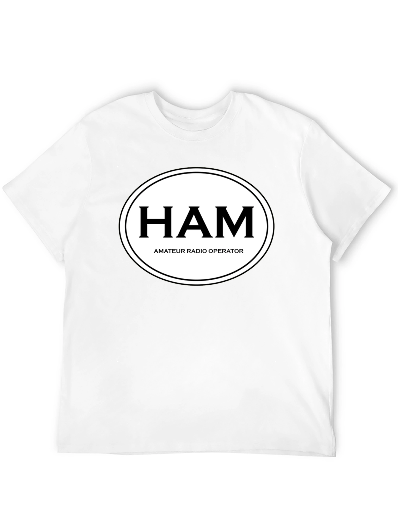 HAM Amateur Radio Operator Black T-Shirt