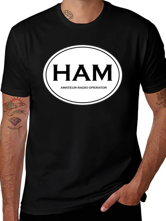 HAM Amateur Radio Operator Black T-Shirt