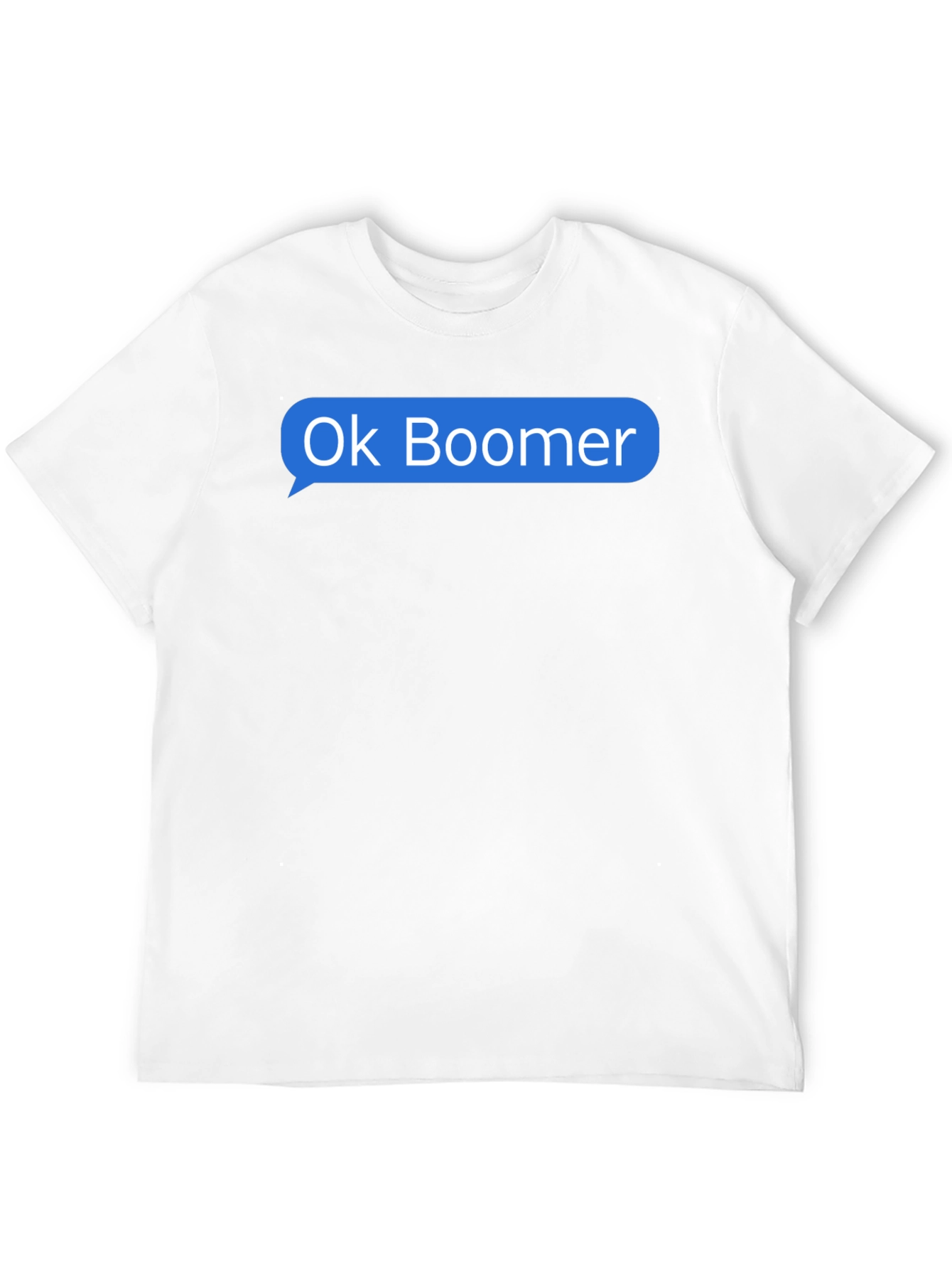 Ok Boomer Text Bubble Graphic Tee - Black