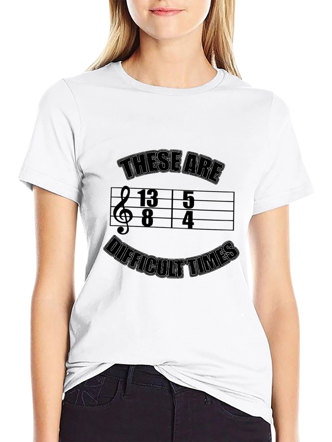 Difficult Times Music Shirt - Quirky Graphic Tee