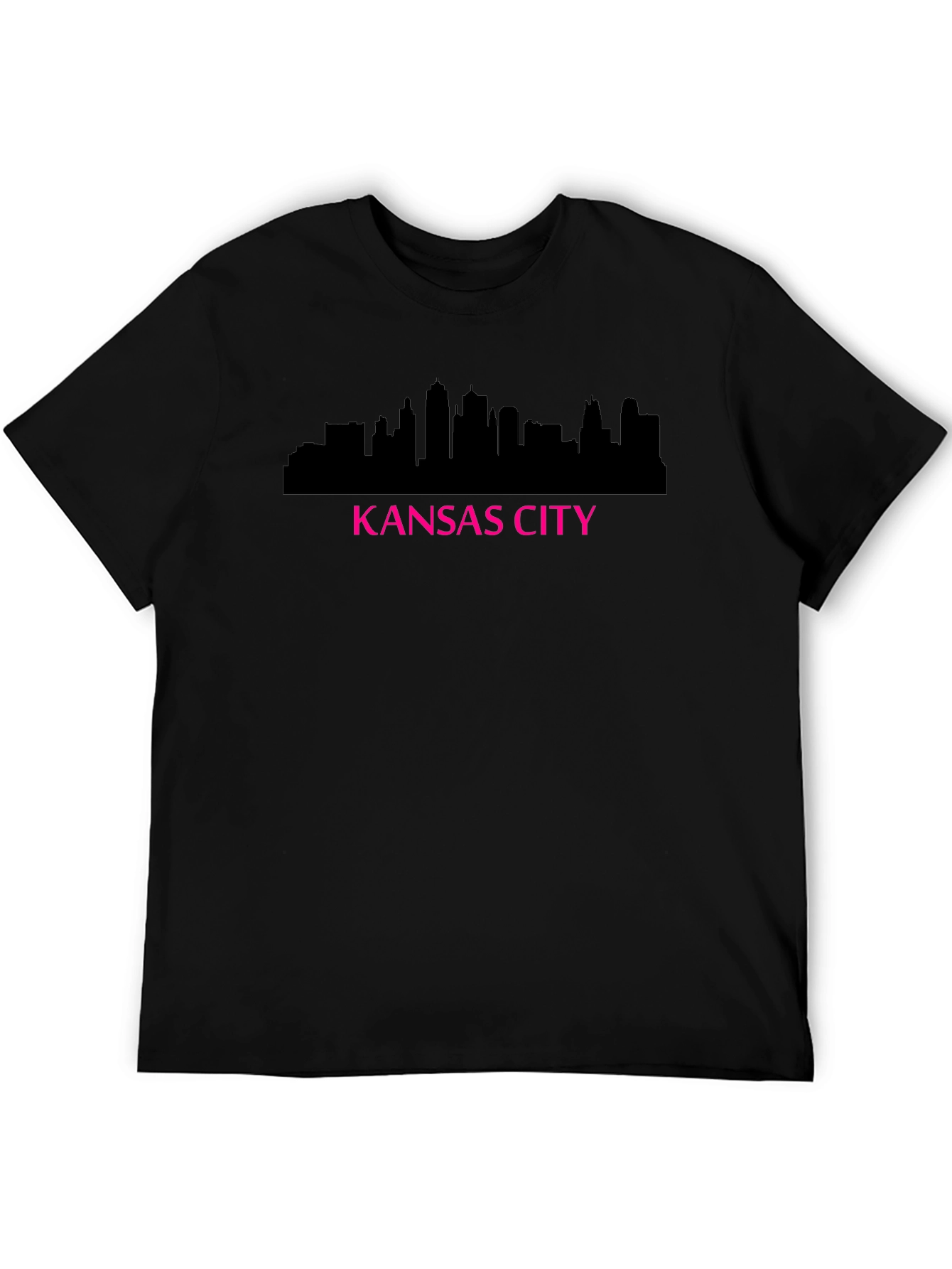 Kansas City Skyline Graphic Tee - Black