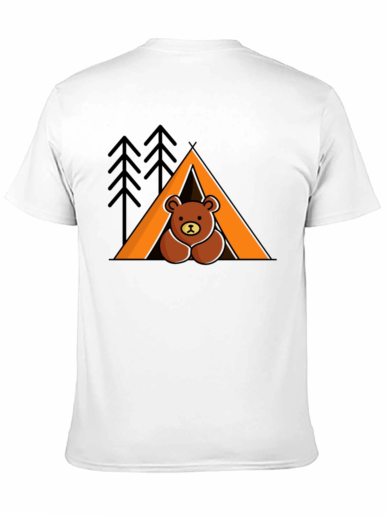 Camping Bear T-Shirt - Outdoor Adventure