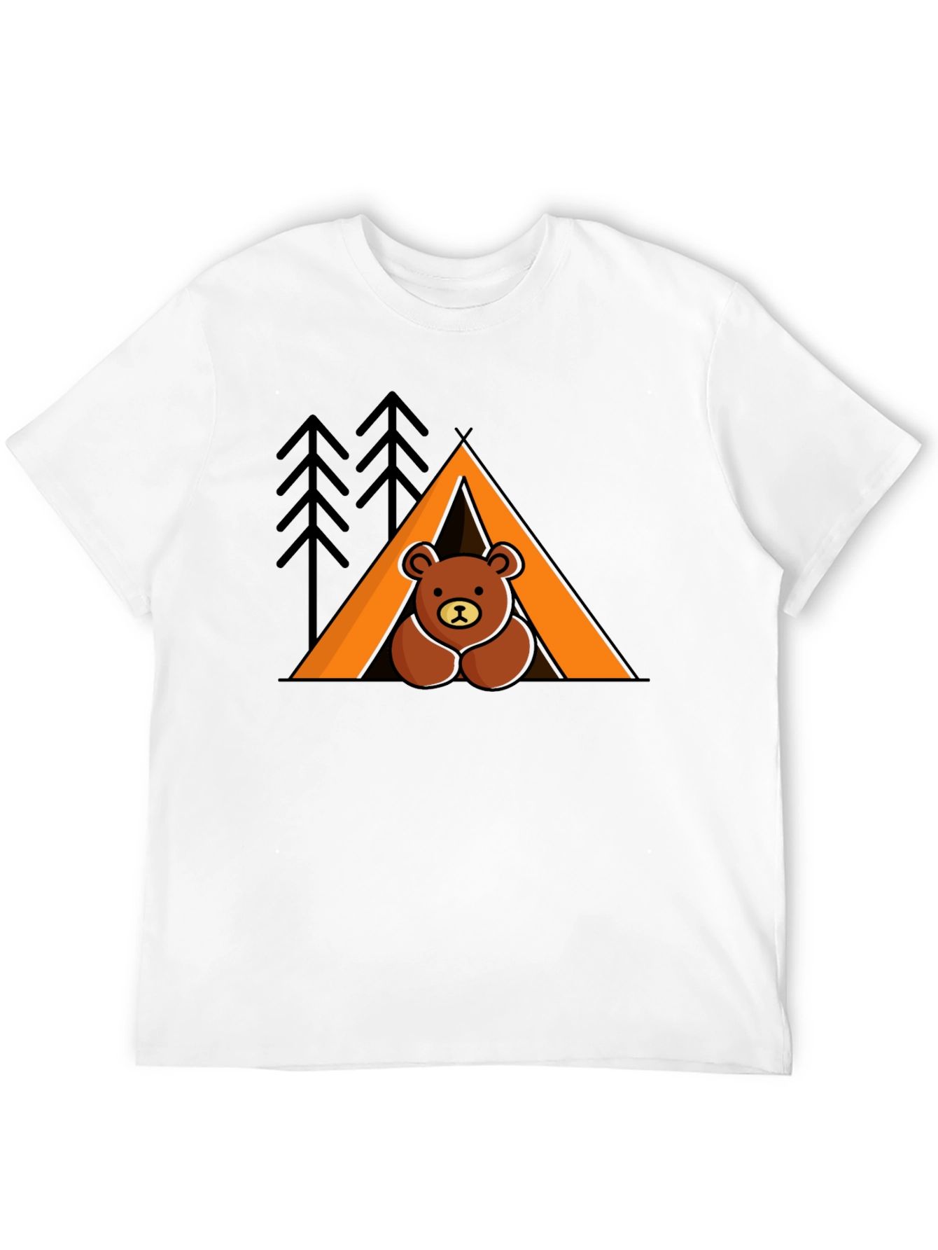 Camping Bear T-Shirt - Outdoor Adventure
