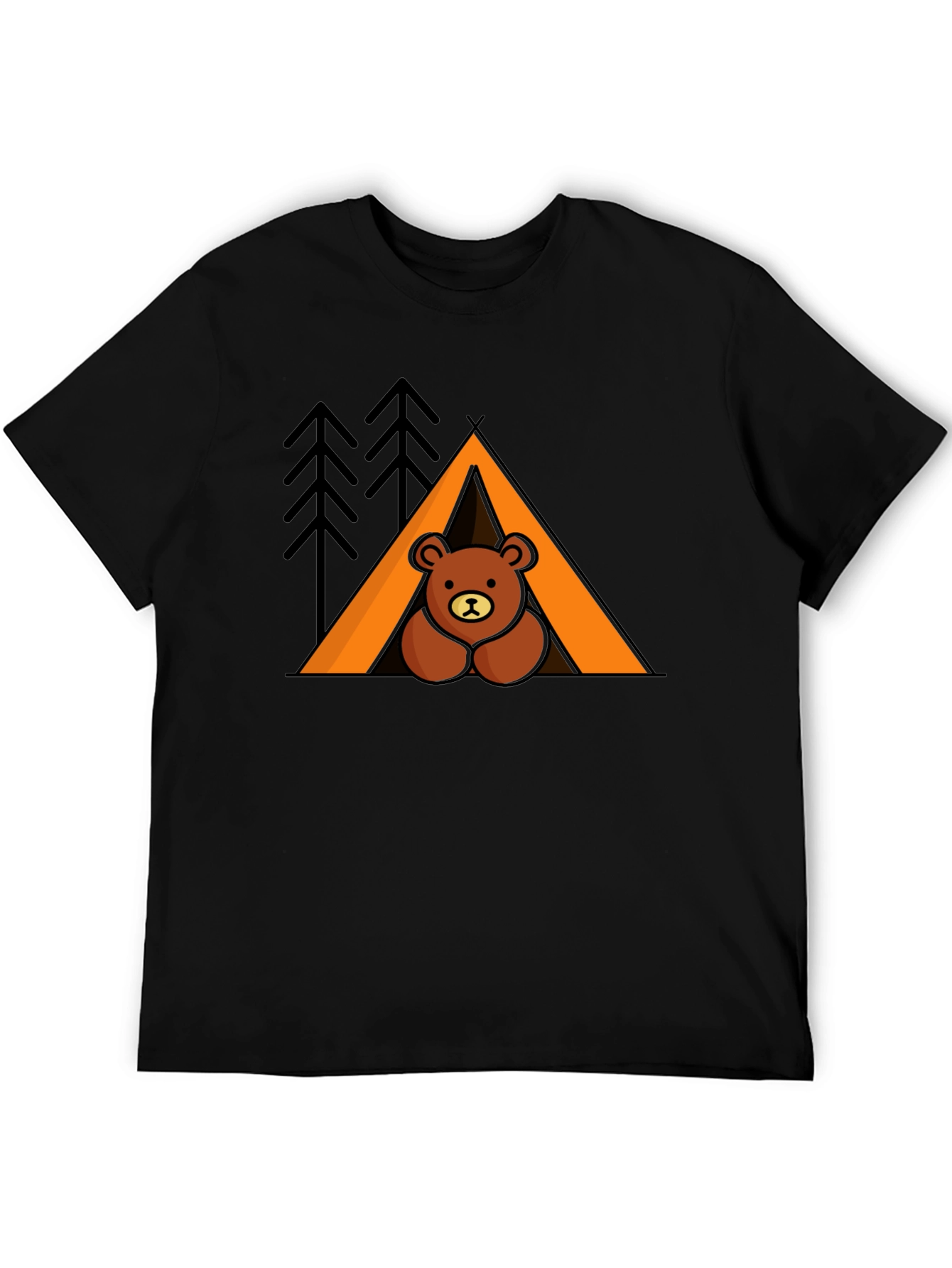 Camping Bear T-Shirt - Outdoor Adventure