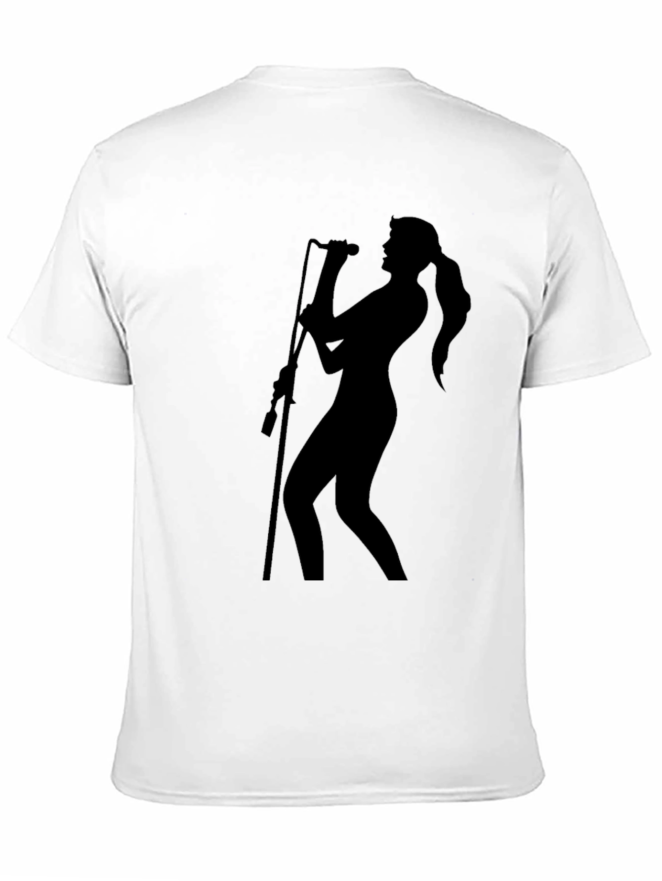 Singer Silhouette Black T-Shirt