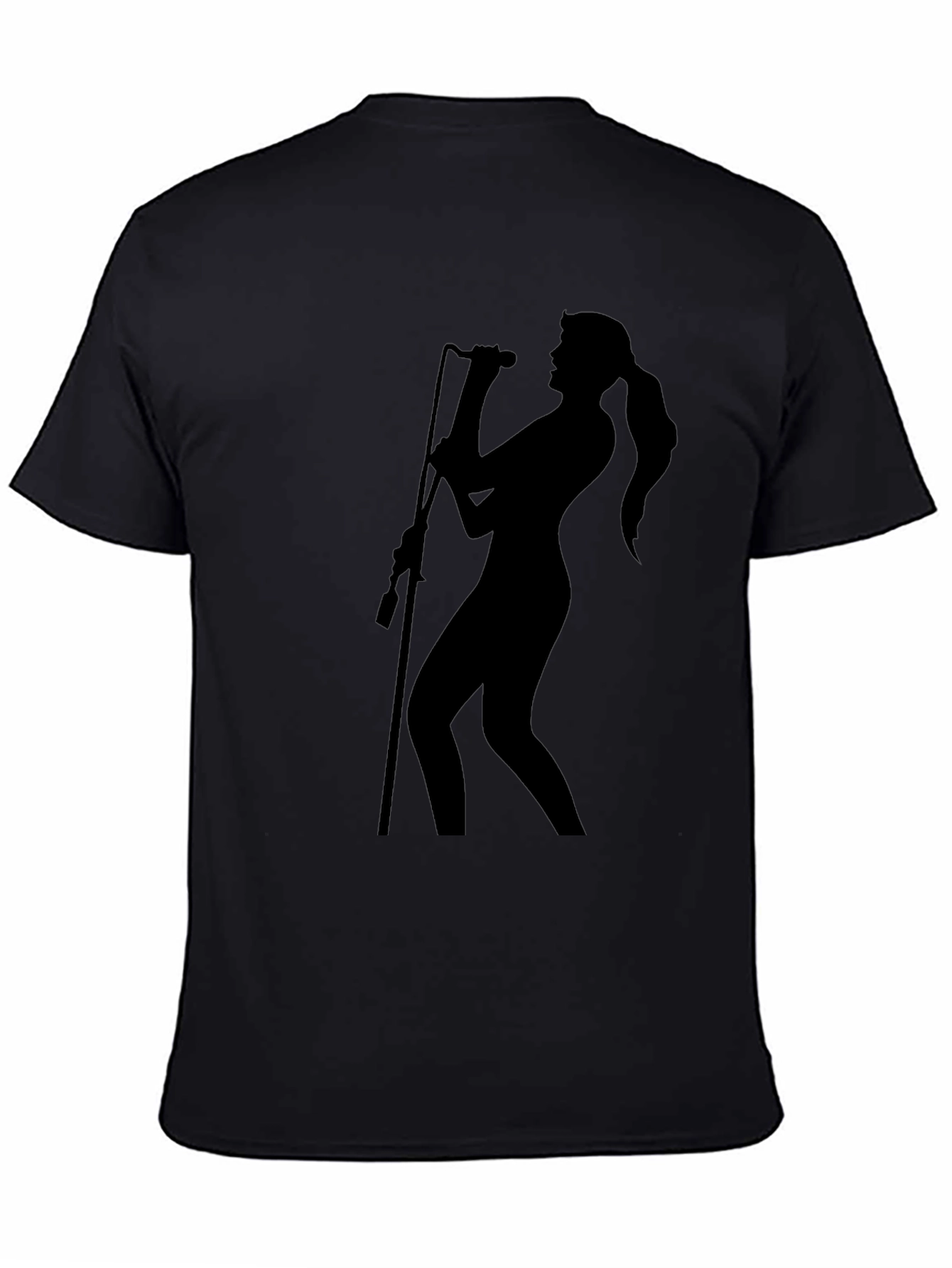 Singer Silhouette Black T-Shirt