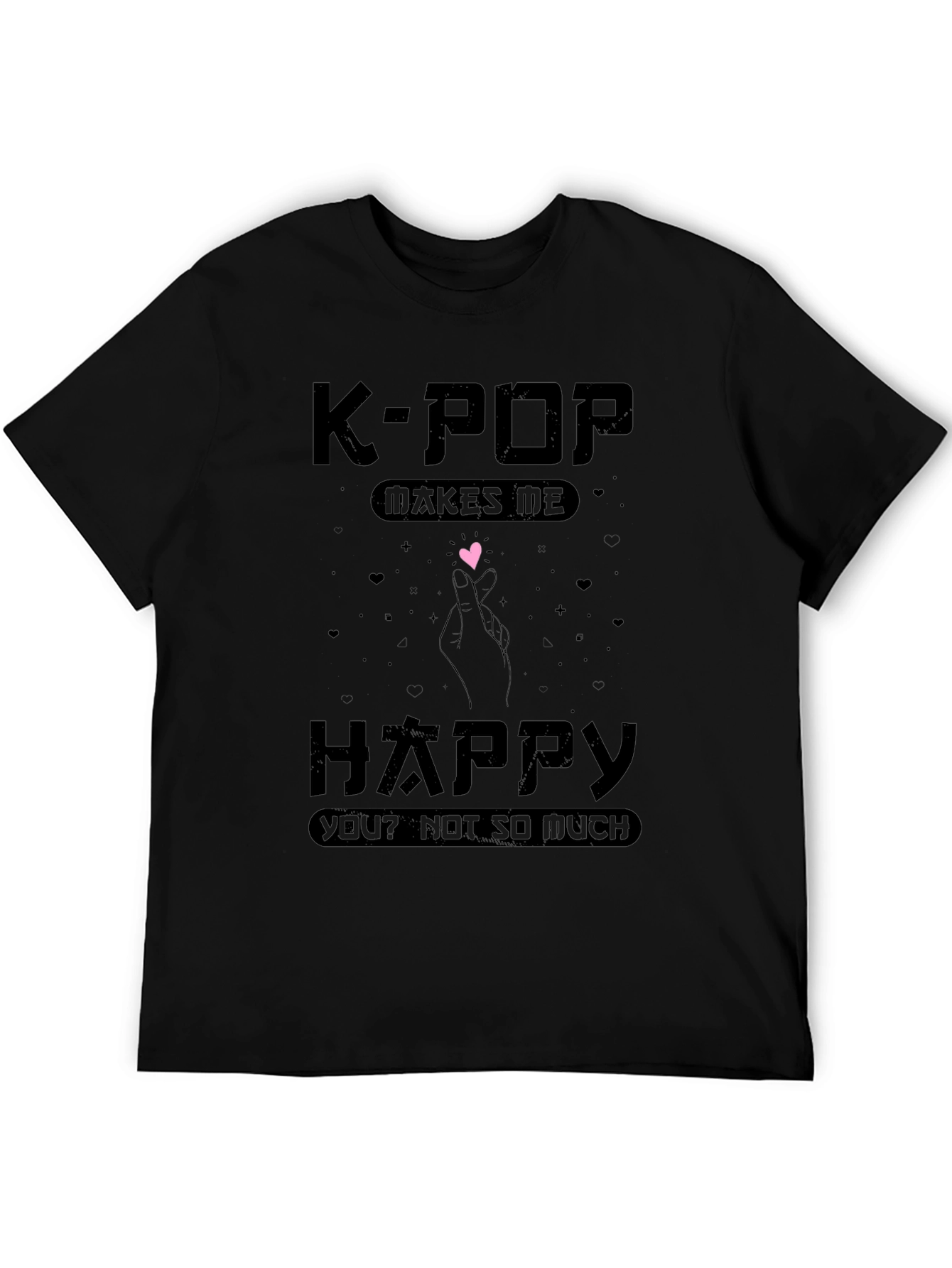 K-Pop Makes Me Happy Graphic Tee