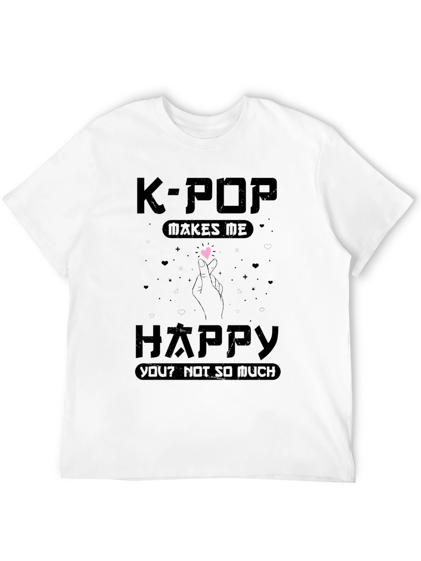 K-Pop Makes Me Happy Graphic Tee