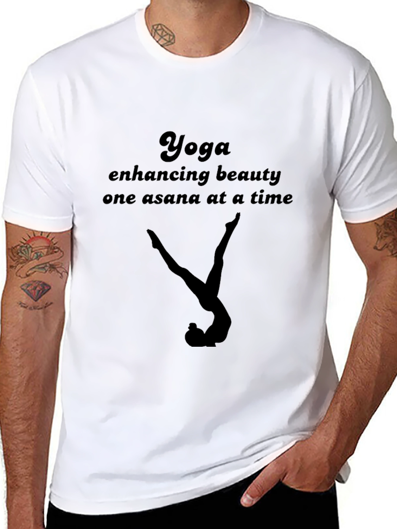 Yoga Enhancing Beauty Tee - Black