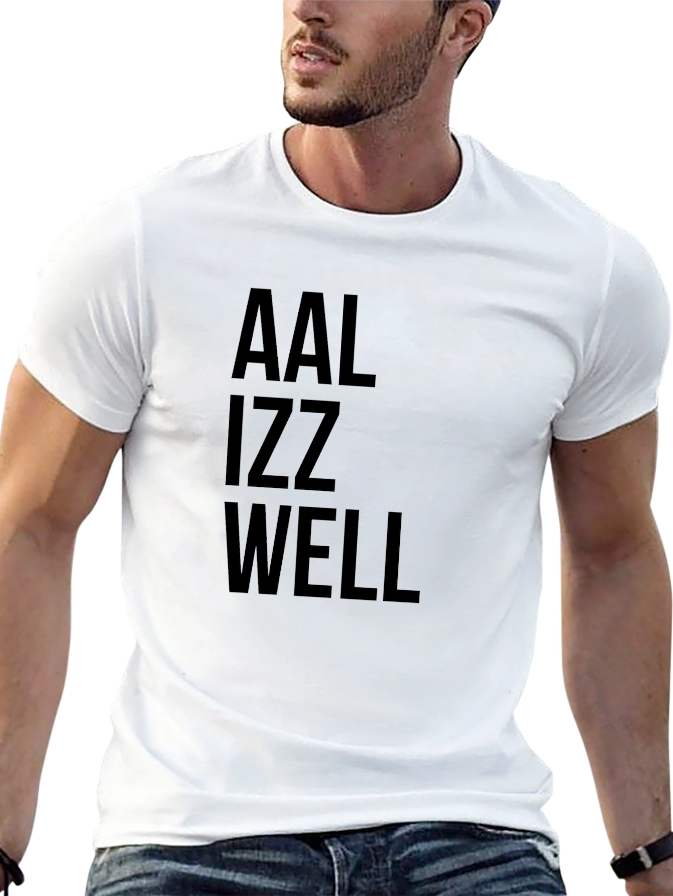 AAL IZZ WELL Graphic Tee - Relaxed Fit