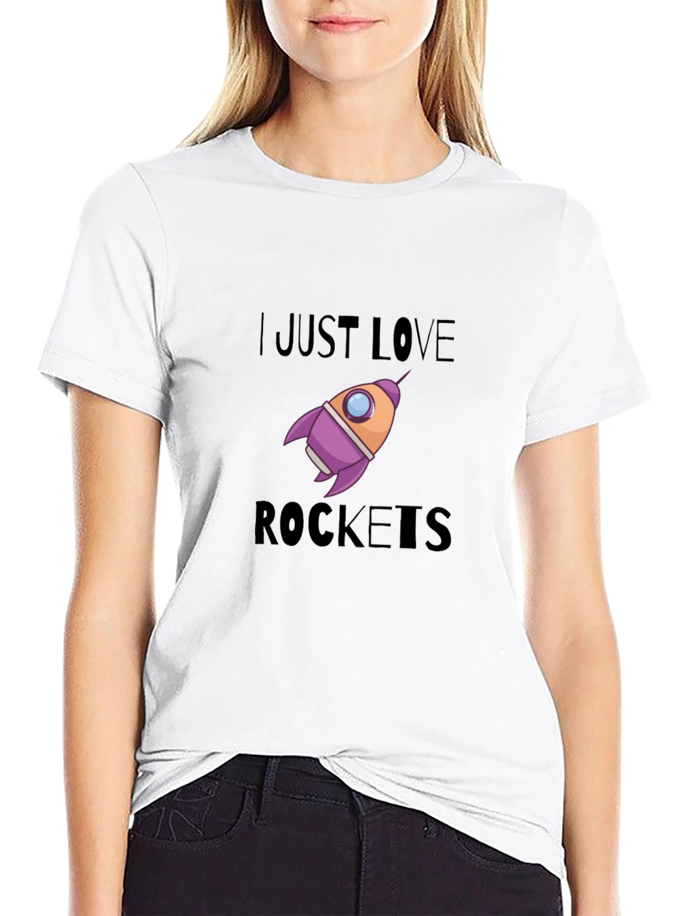 I Just Love Rockets Graphic T-Shirt