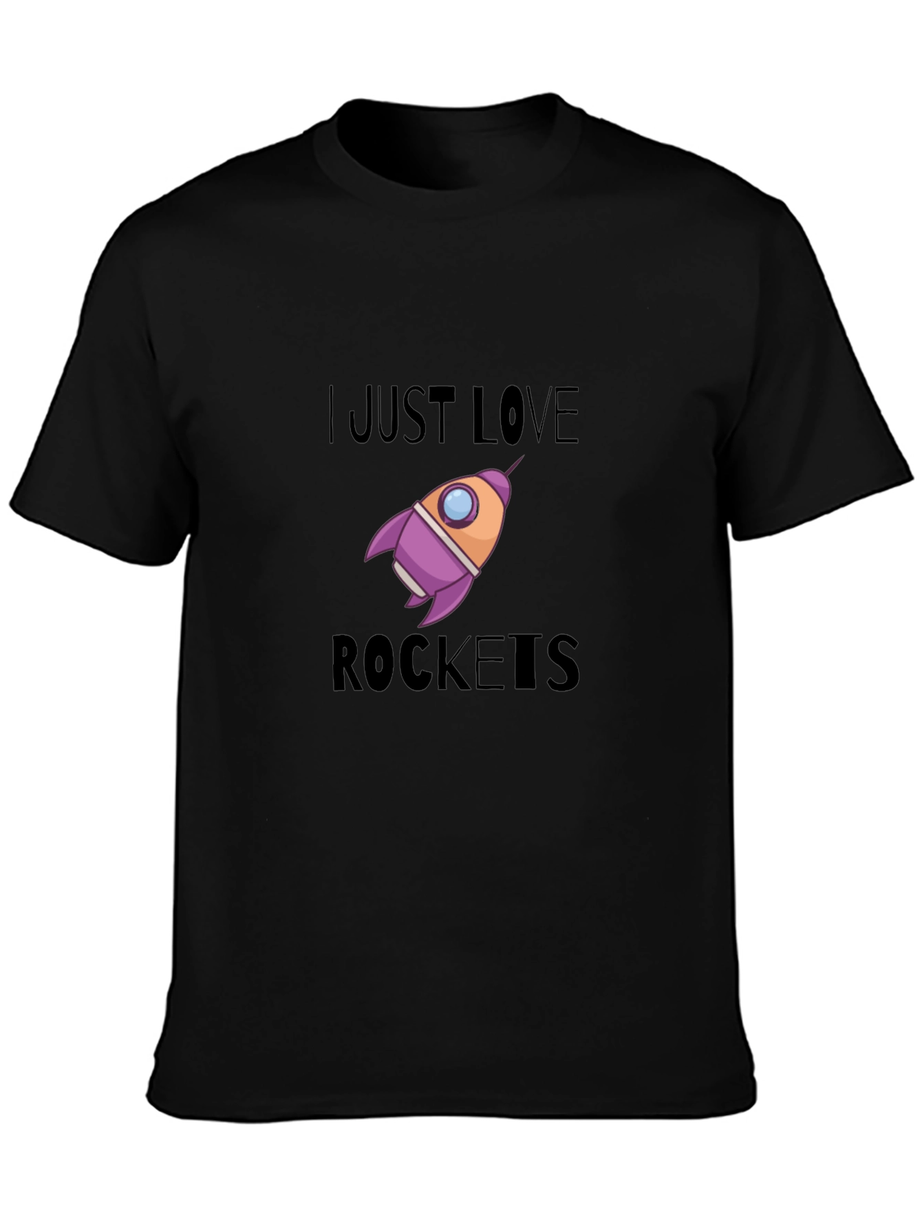 I Just Love Rockets Graphic T-Shirt
