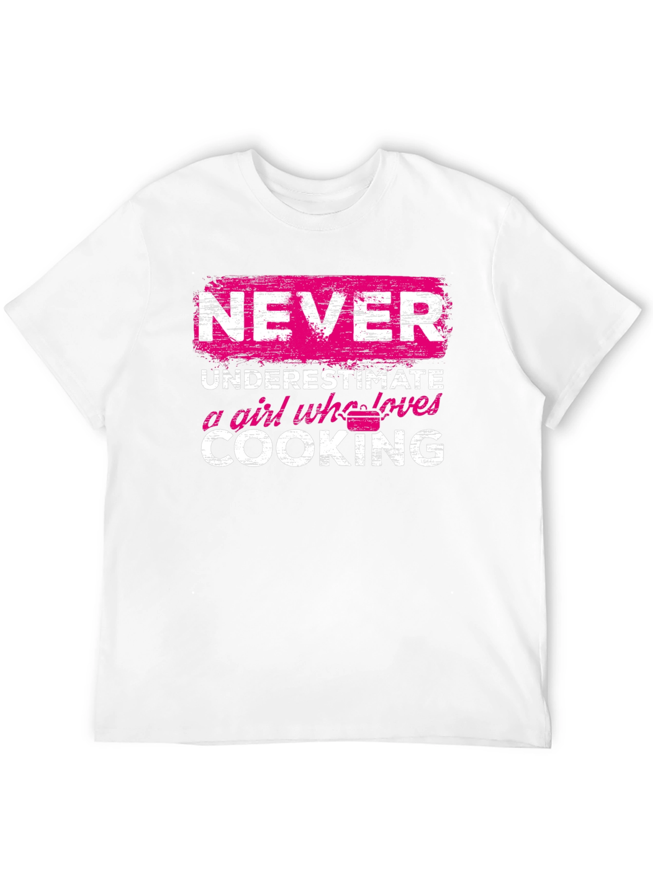 Never Underestimate a Girl Who Loves Cooking T-Shirt