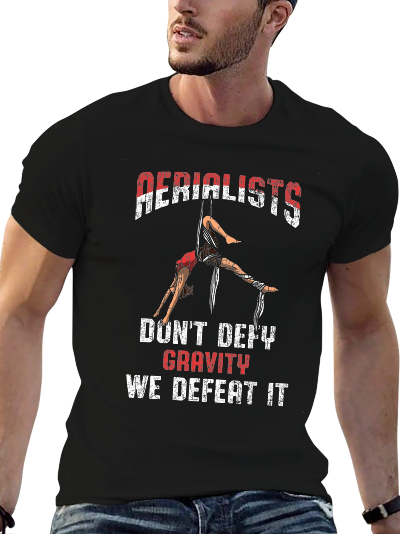 Aerialists Defeat Gravity T-Shirt