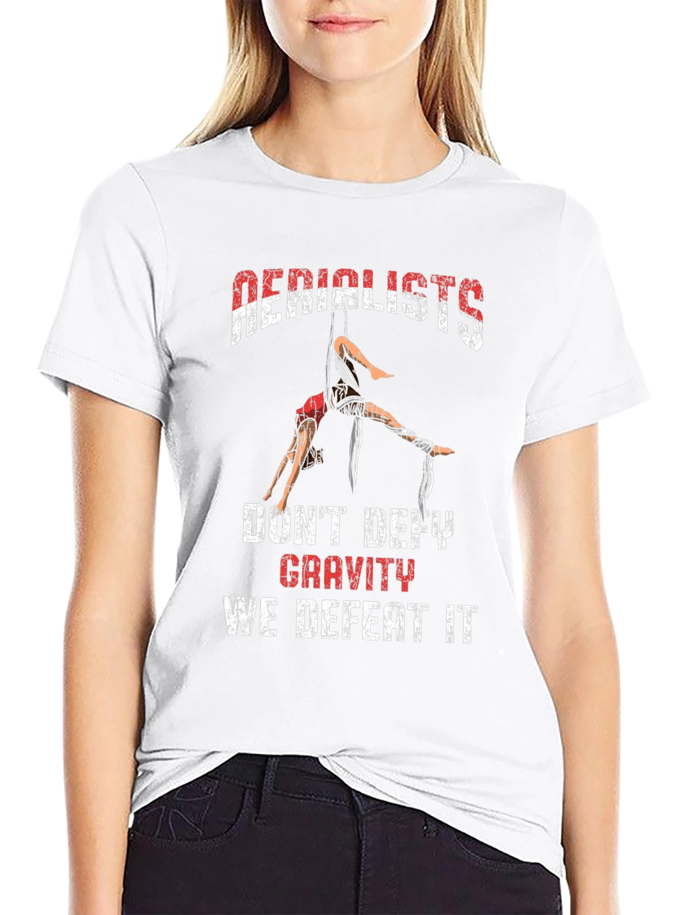 Aerialists Defeat Gravity T-Shirt