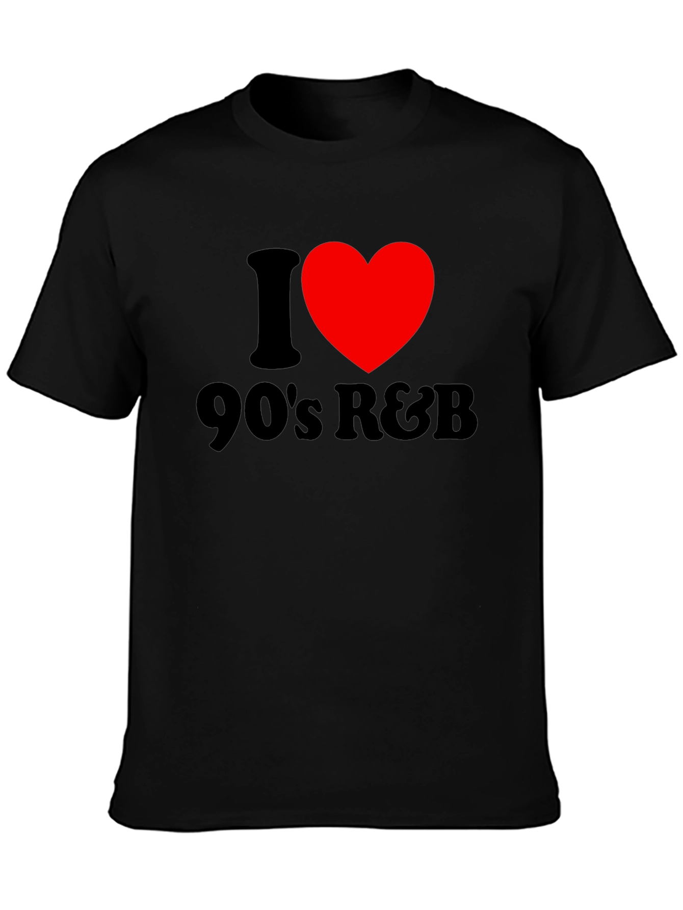 I Love 90s R&B Black T-Shirt