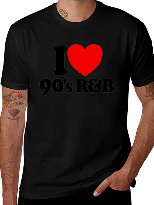 I Love 90s R&B Black T-Shirt