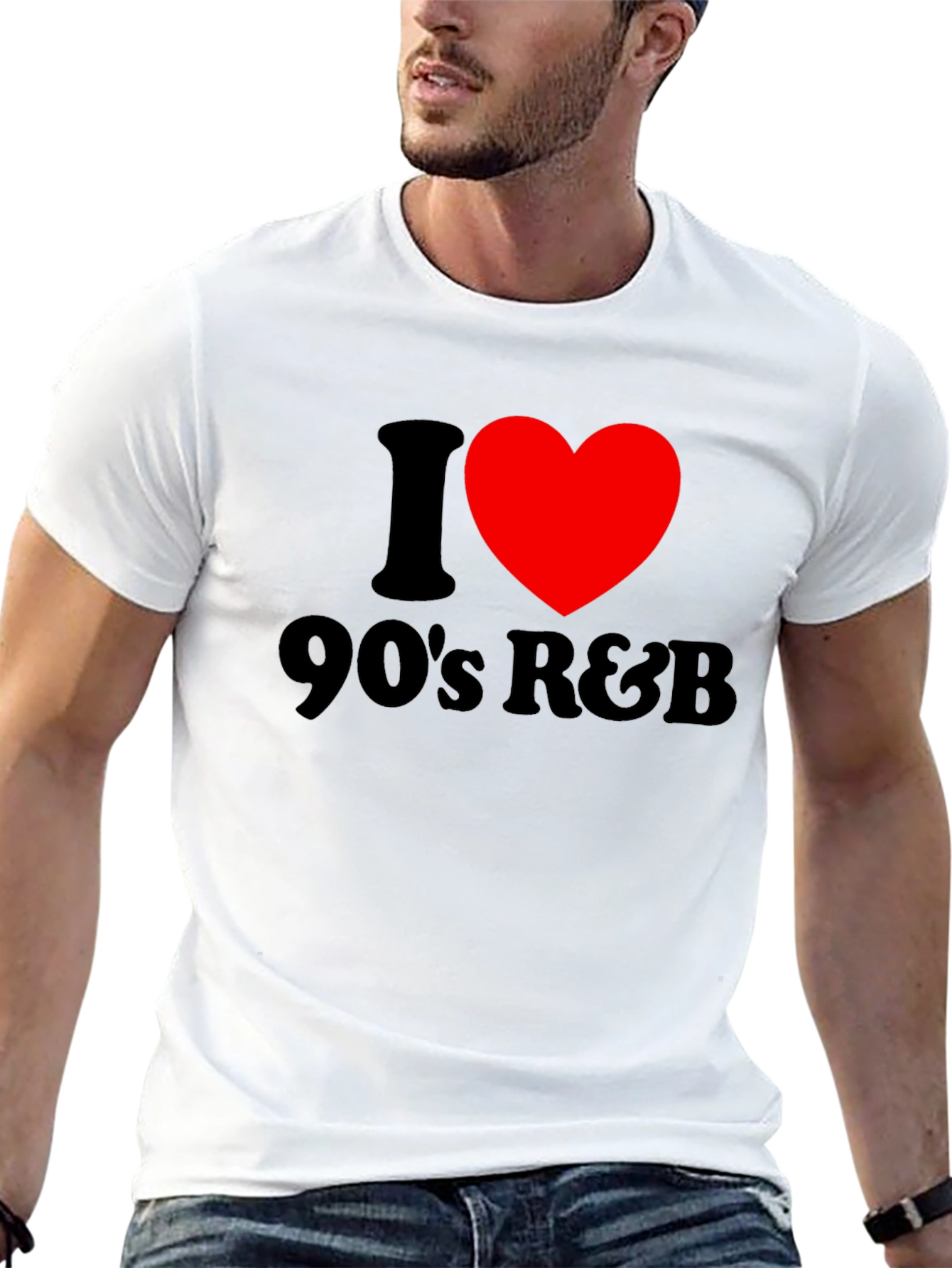 I Love 90s R&B Black T-Shirt