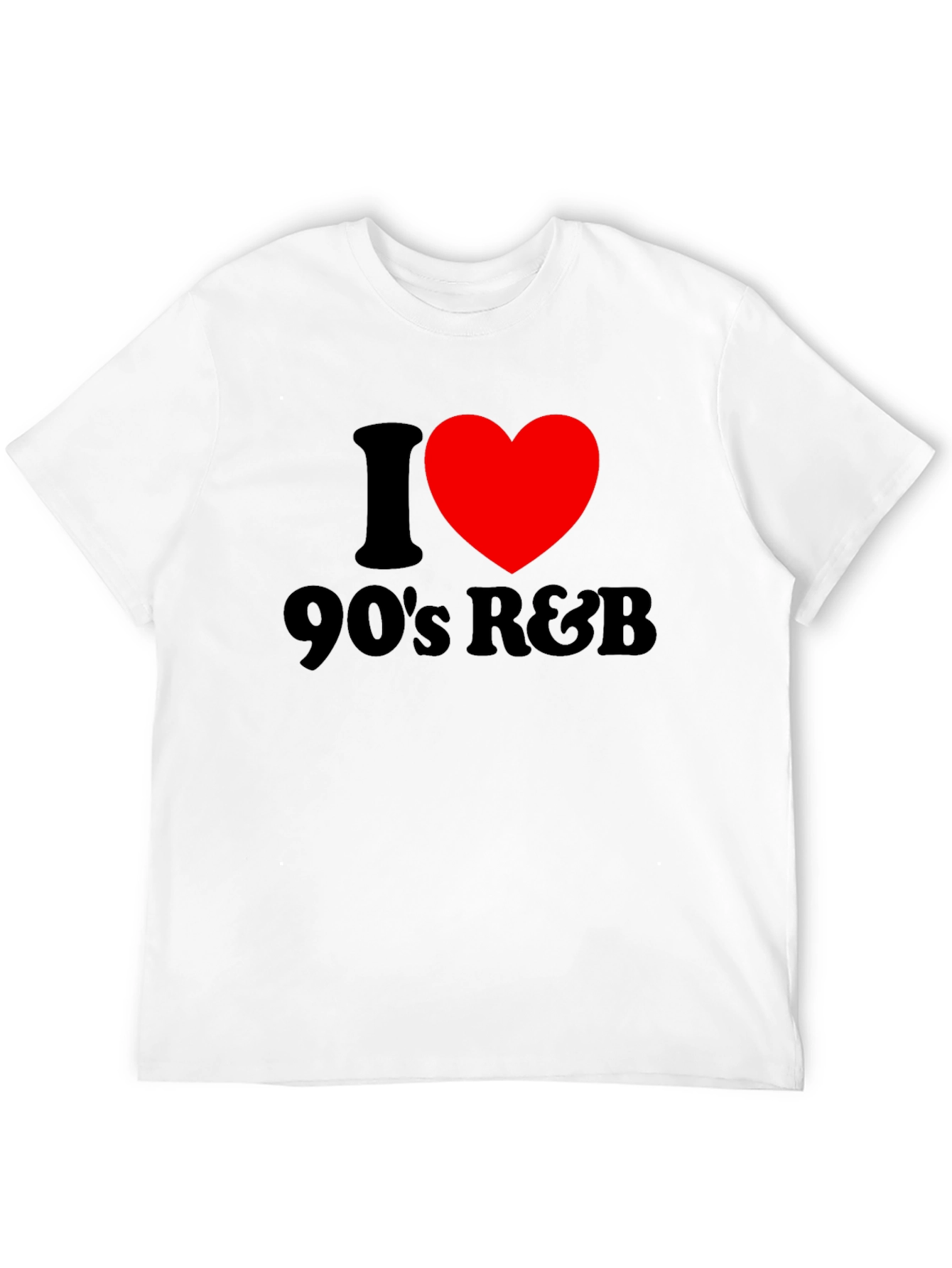 I Love 90s R&B Black T-Shirt